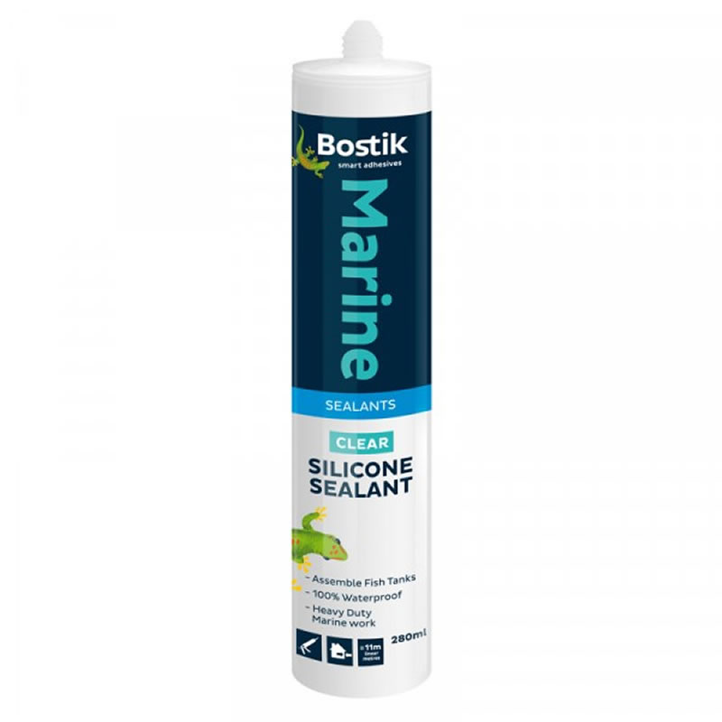 SEALANT - BOSTIK SILICONE MARINE 280ML CLEAR